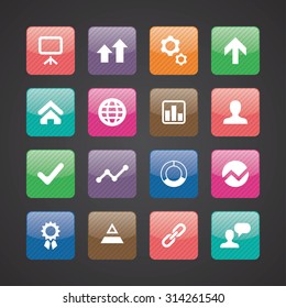startup icons universal set for web and mobile