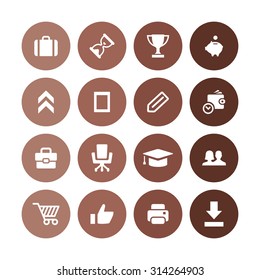 startup icons universal set for web and mobile