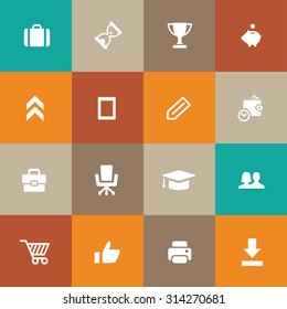 startup icons universal set for web and mobile