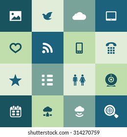 startup icons universal set for web and mobile
