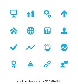 startup icons universal set for web and mobile