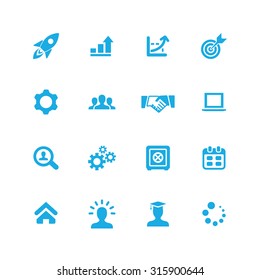 startup icons universal set for web and mobile