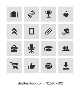 startup icons universal set for web and mobile