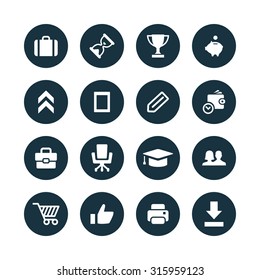 startup icons universal set for web and mobile