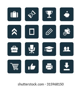 startup icons universal set for web and mobile