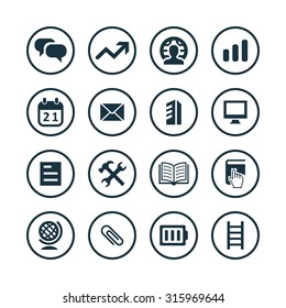 startup icons universal set for web and mobile