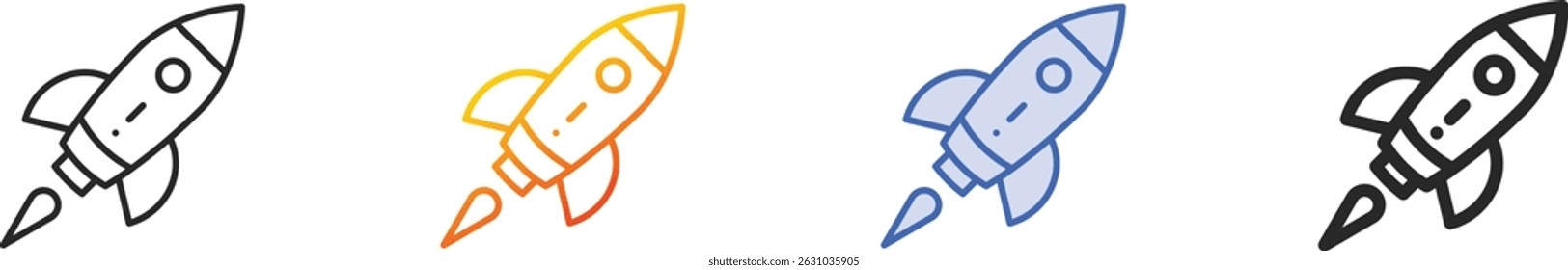 icono de inicio. Diseño lineal delgado, degradado, trazo azul y estilo audaz aislado sobre fondo blanco