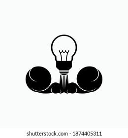 Startup Idea Icon. Creative Idea Symbol - Vector, Sign for Design, Presentation, Website or Apps Elements.