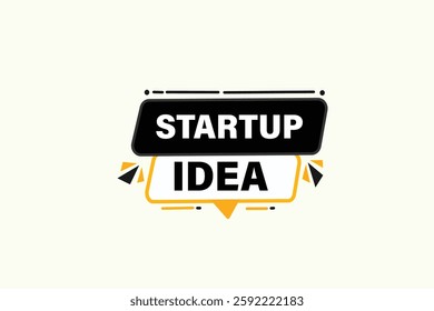 startup idea, for websites, application Design, Element, learn, stay, template, top scorer, design, level, sign, speech, bubble  banner, modern, symbol, click. 
