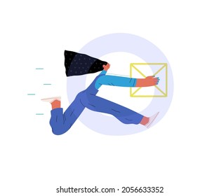 Startup illustration. Flat line vector modern concept illustration of young woman, startup metaphor. Concept of building new business, planning and strategy, teamwork and management, company processes