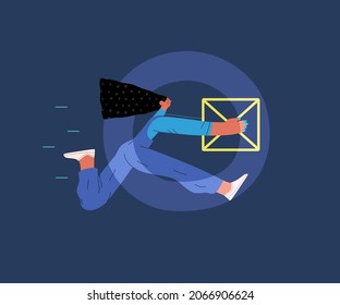 Startup illustration. Flat line vector modern concept illustration of young woman, startup metaphor. Concept of building new business, planning and strategy, teamwork and management, company processes