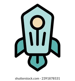 vector de contorno del icono de trabajo de inicio. Puesto de equipo. Color de la cabeza de la empresa