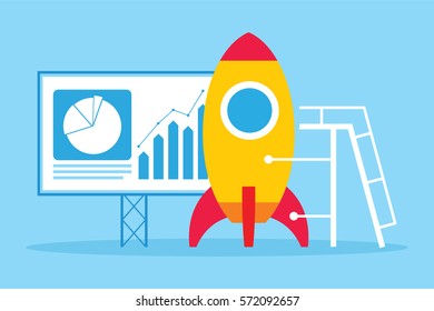 startup launching strategy illustration