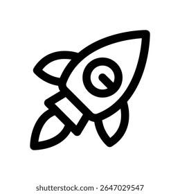 startup line icon. Clean and minimalist vector icon for websites, mobile apps, presentations, and logos. Fully scalable and customizable for any project.