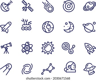  ,Startup line icons. Launch Project, Business report, Target icons. Strategy, Development plan