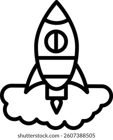 Startup Logo Vector Iine Icon Design