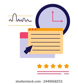 Startup management concept. Vector illustration in flat style with startup theme. Editable vector illustration.
