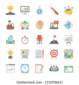 
Startup and New Business Flat Vector Set
