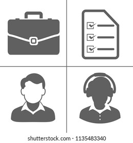 startup new business icons set, marketing, management strategy icons, office icons