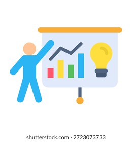Ícone de passo de inicialização Ilustração de vetor de design plano