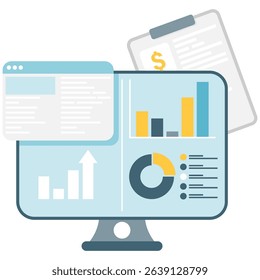startup pitch presentation, business and finance illustrations