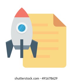 Startup Planning Vector Icon