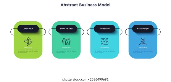 Startup project boosting research rectangular choice infographic chart design template. Business success infochart with icons. Instructional graphics with 3 options. Visual data presentation