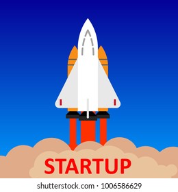 Startup Rocket concept – for stock