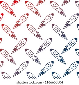 startup rocket icon pattern