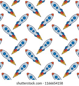 startup rocket icon pattern