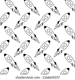 startup rocket pattern background