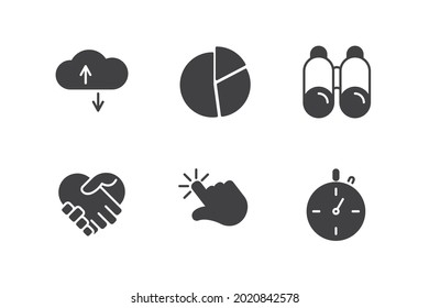 startup set icon, isolated startup set sign icon, vector illustration