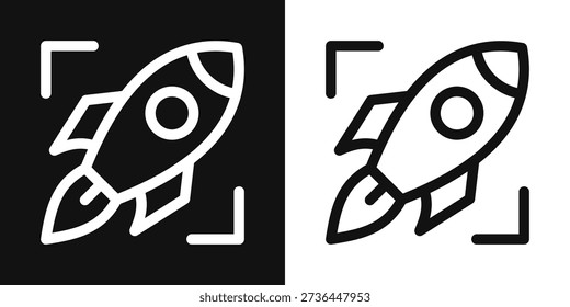 Startup Simple and clear vector icon illustrating an essential idea or function