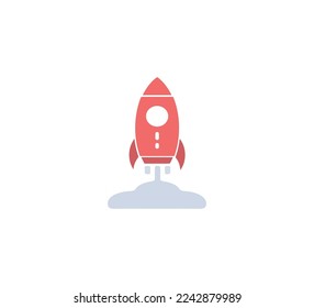 startup symbol icon rocket illustration art vector