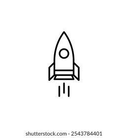 Startup thin line vector icon