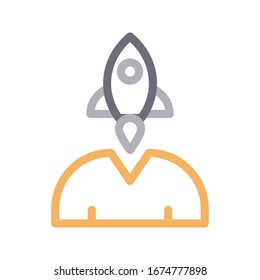 Vektorillustration-Startsymbol 