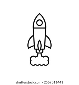 Startup vector icon stock graphic