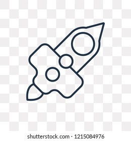 Startup vector outline icon isolated on transparent background, high quality linear Startup transparency concept can be used web and mobile
