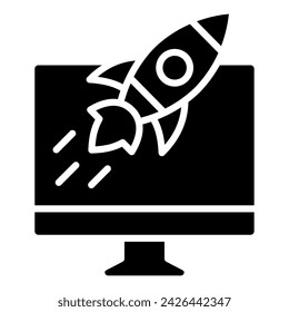 Start-Up Vision icon line vector illustration
