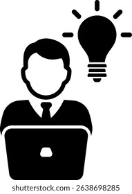 startup worker work work from home freelancer idea bulb working 10361