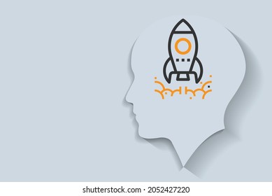 Startups incubation application icon vector design