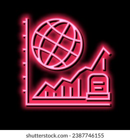 starving, increase mortality poverty problem neon light sign vector. starving, increase mortality poverty problem illustration