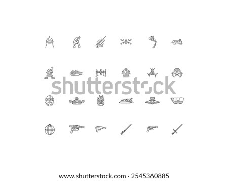 Starwars icon set, design, vector illustration