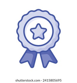 Señal interior de estado que muestra el concepto de diseño vectorial de mejor calidad,icono de placa estrella