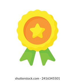 Stat inside badge showing concept of best quality vector design,star badge icon