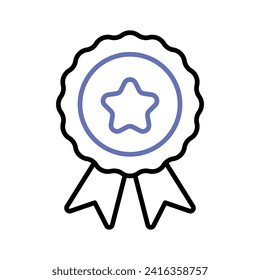 Stat inside badge showing concept of best quality vector design,star badge icon