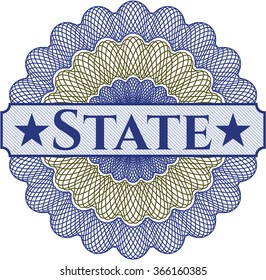 State abstract linear rosette