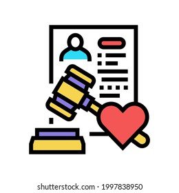 vector de icono de color de adopción de estado. signo de adopción del estado. ilustración de símbolo aislado