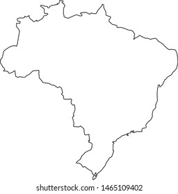 State of Bahia map in Brazil
