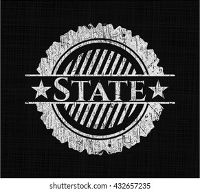 State chalk emblem